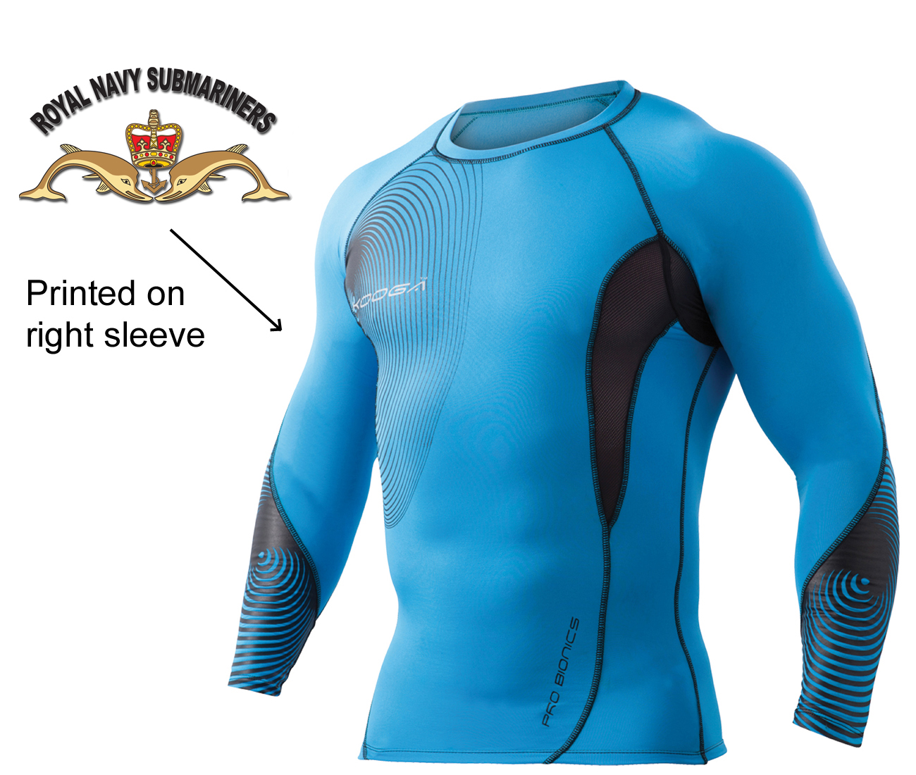 Navy Submariner KooGa Power Long Sleeve Shirt