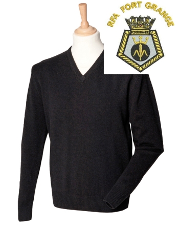 RFA Fort Grange Lambswool V-Neck Jumper