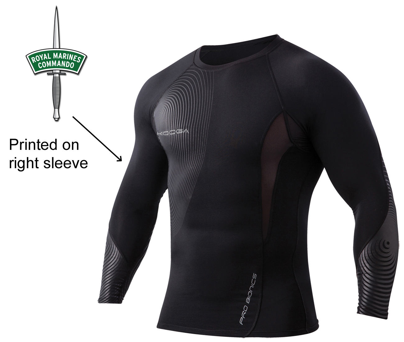 Royal Marines Commando KooGa Power Long Sleeve Shirt