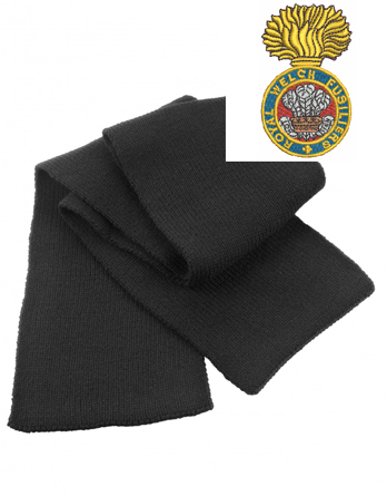 Royal Welch Fusiliers Heavy Knit Scarf