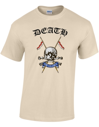 Queens Royal Lancers Regiment T-Shirt Death or Glory Print