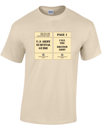 US Army Survival Guide T-Shirt