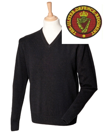 Ulster Defence Regiment Lambswool V-Neck Jumper