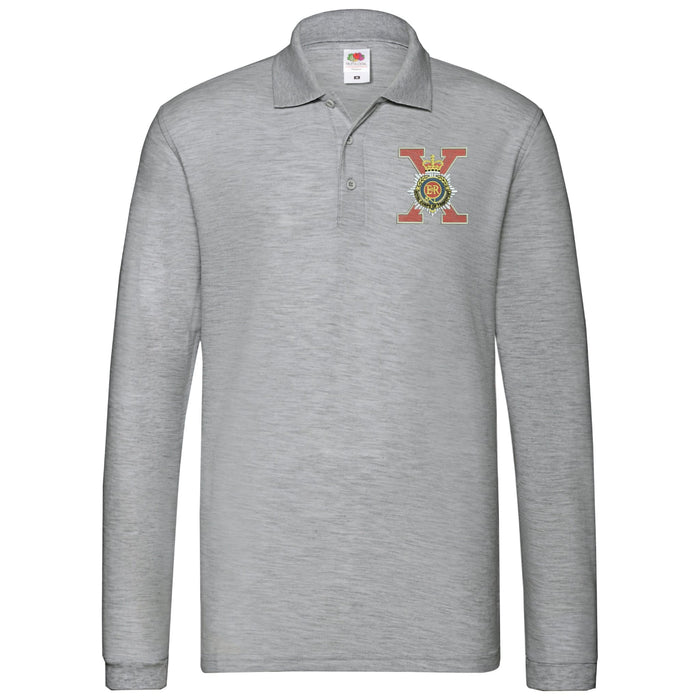 10 Regiment Royal Corps of Transport Long Sleeve Polo Shirt