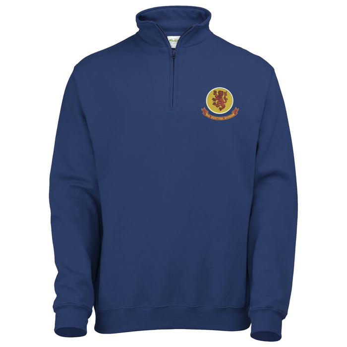 15th Scottish Infantry Division 1/4 Zip Sweatshirt