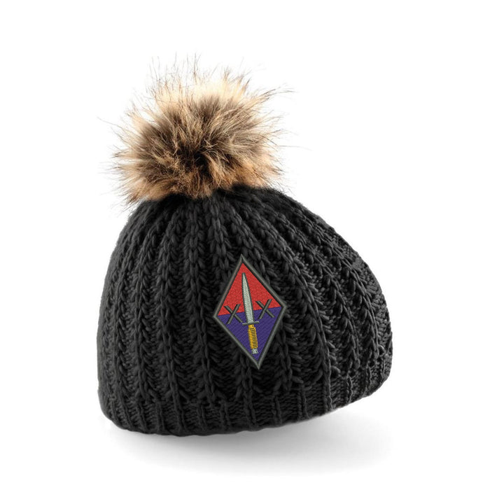 20 Battery Royal Artillery Pom Pom Beanie Hat