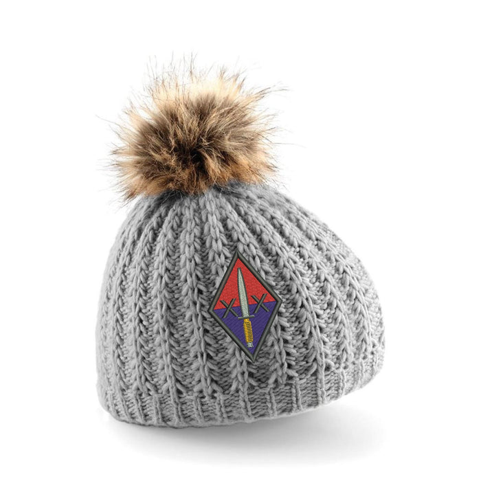 20 Battery Royal Artillery Pom Pom Beanie Hat