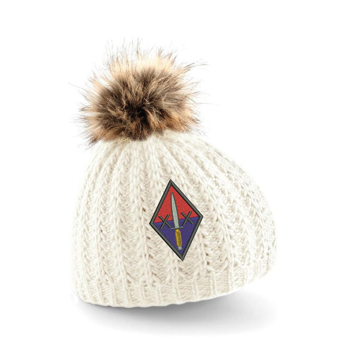 20 Battery Royal Artillery Pom Pom Beanie Hat