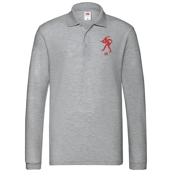 29 Field Squadron Long Sleeve Polo Shirt