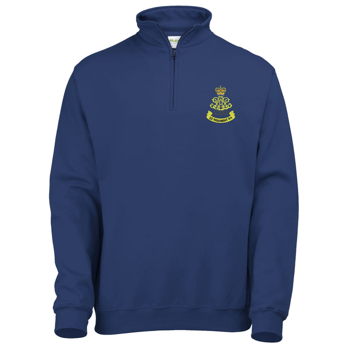 32nd Regiment Royal Artillery 1/4 Zip Sweatshirt