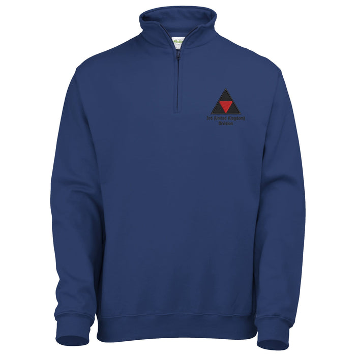 3rd (United Kingdom) Division 1/4 Zip Sweatshirt