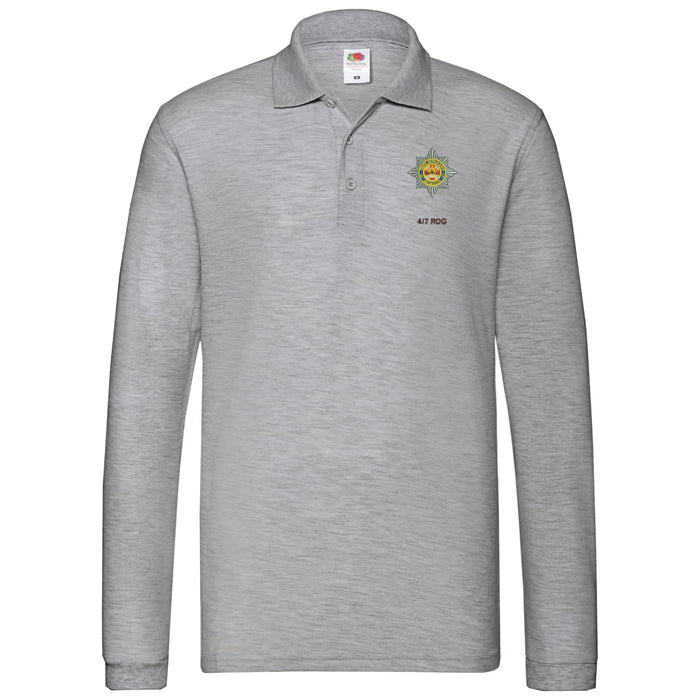 4th/7th Royal Dragoon Guards Long Sleeve Polo Shirt