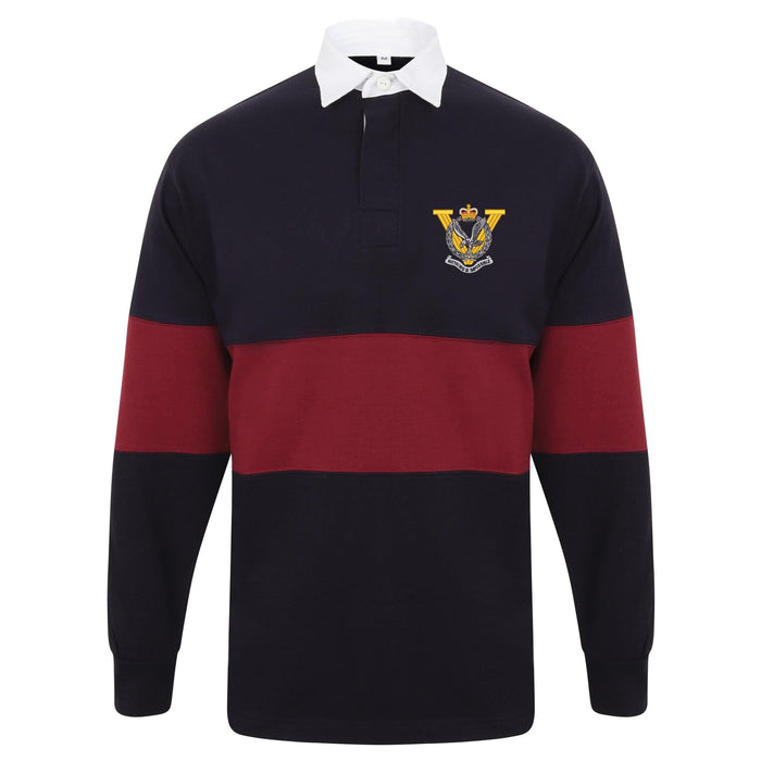 5 Regiment Army Air Corps Long Sleeve Panelled Rugby Shirt