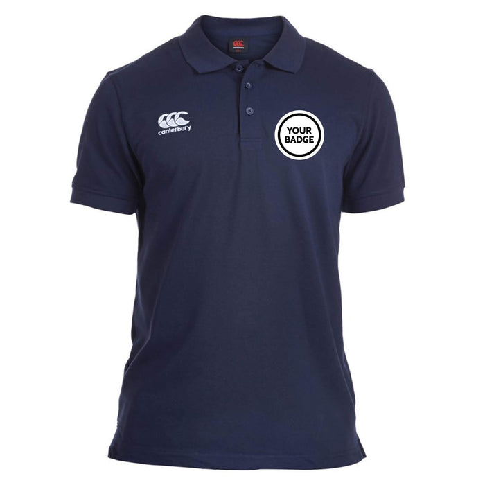 Canterbury Rugby Polo - Choose Your Badge