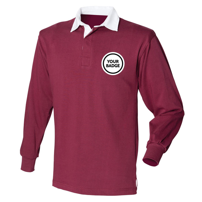 Long Sleeve Rugby Shirt - Choose Your Badge