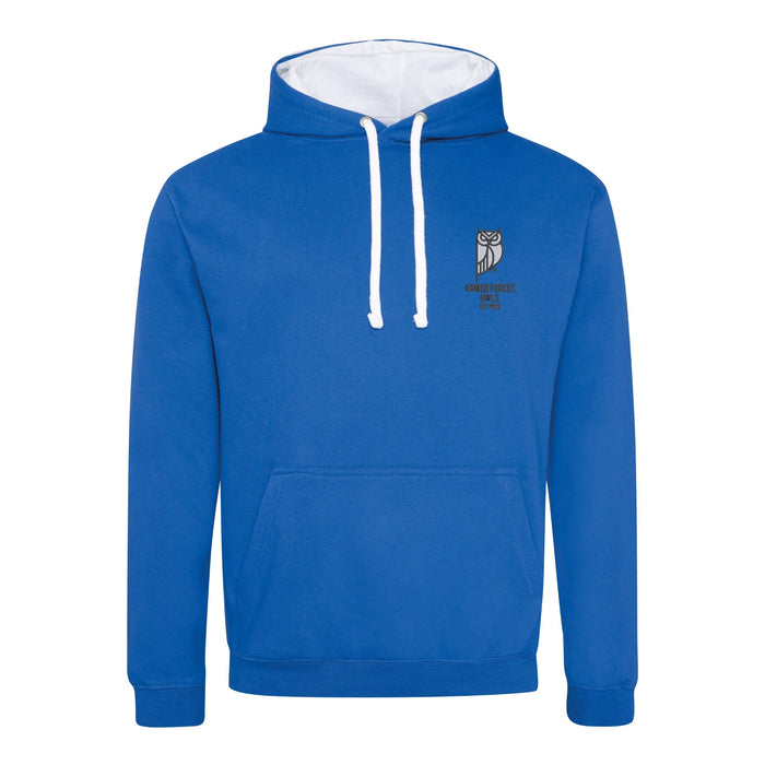 Armed Forces Owls Varsity Contrast Hoodie