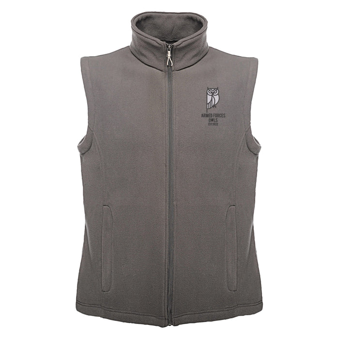 Armed Forces Owls Fleece Bodywarmer