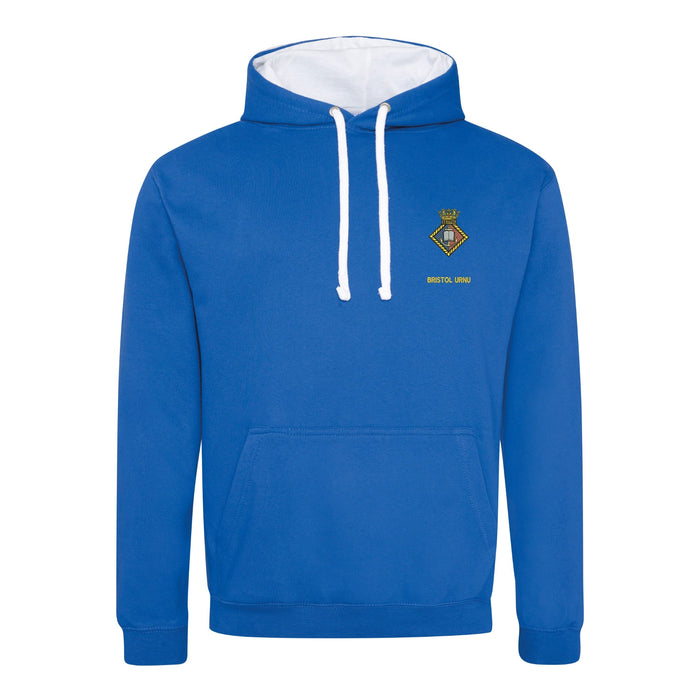 Bristol University Royal Naval Unit Varsity Contrast Hoodie