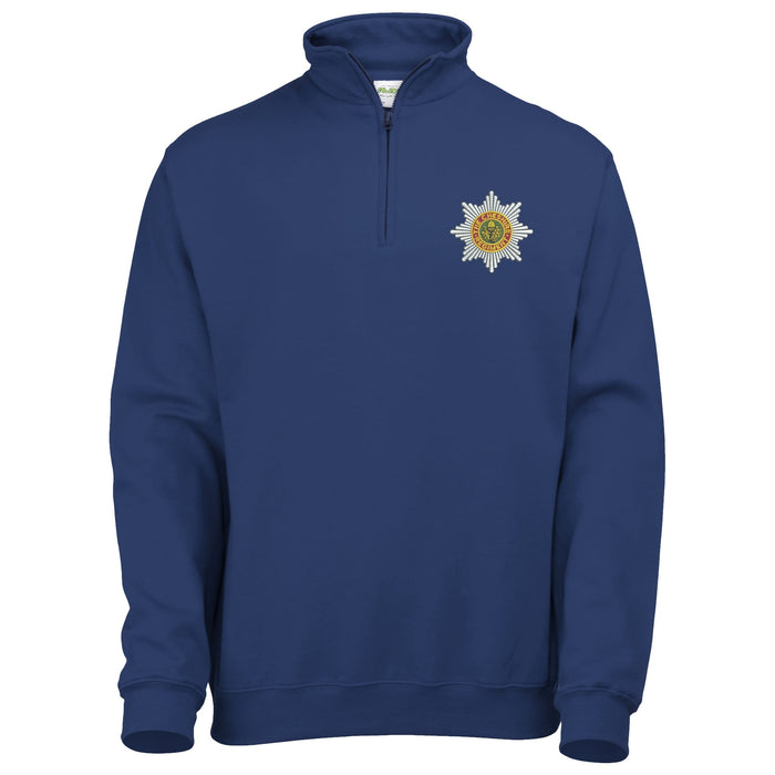 Cheshire Regiment 1/4 Zip Sweatshirt