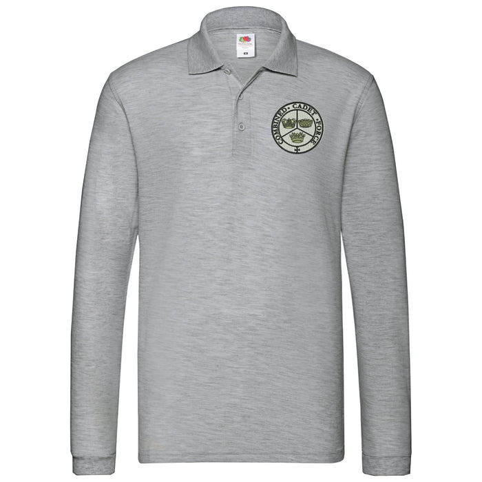 Combined Cadet Force Long Sleeve Polo Shirt