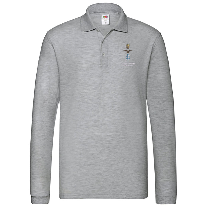 Combined Services Boxing Squad Long Sleeve Polo Shirt