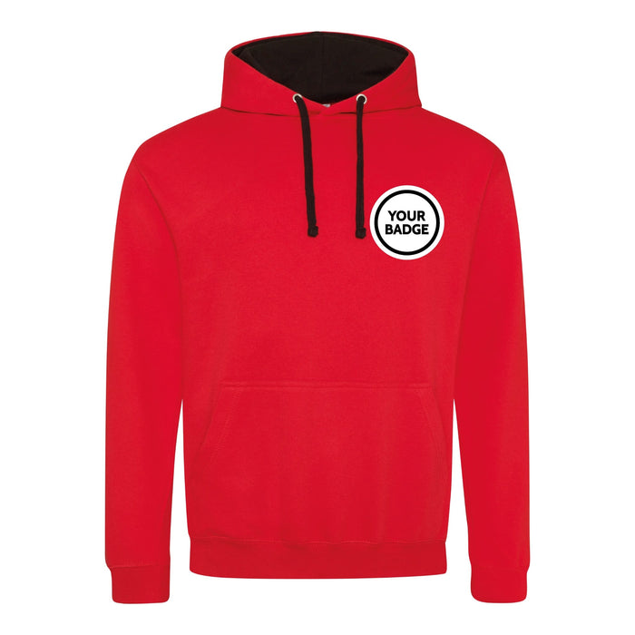 Duke of Wellington's Regiment Varsity Contrast Hoodie