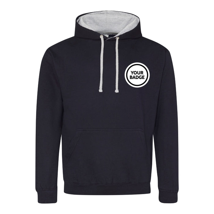 Royal New Zealand Navy Band Varsity Contrast Hoodie