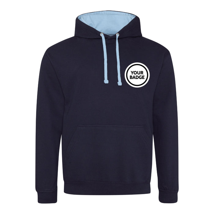 Royal New Zealand Navy Band Varsity Contrast Hoodie