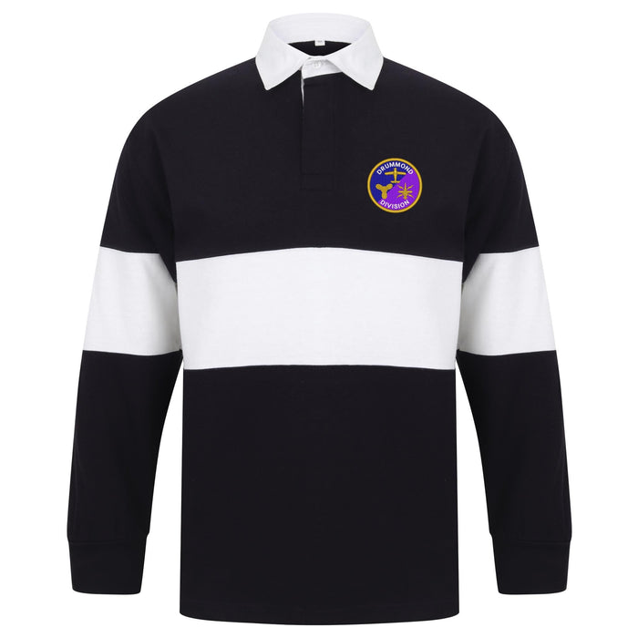 Drummond Division BRNC Long Sleeve Panelled Rugby Shirt