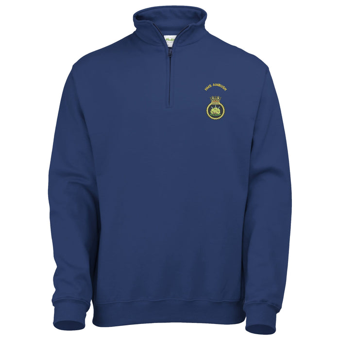 HMS Ambush 1/4 Zip Sweatshirt