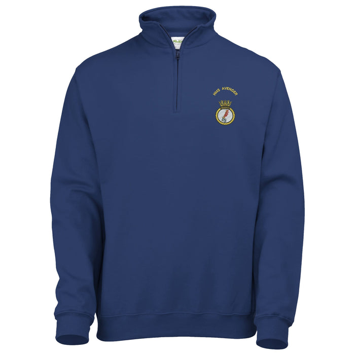 HMS Avenger 1/4 Zip Sweatshirt