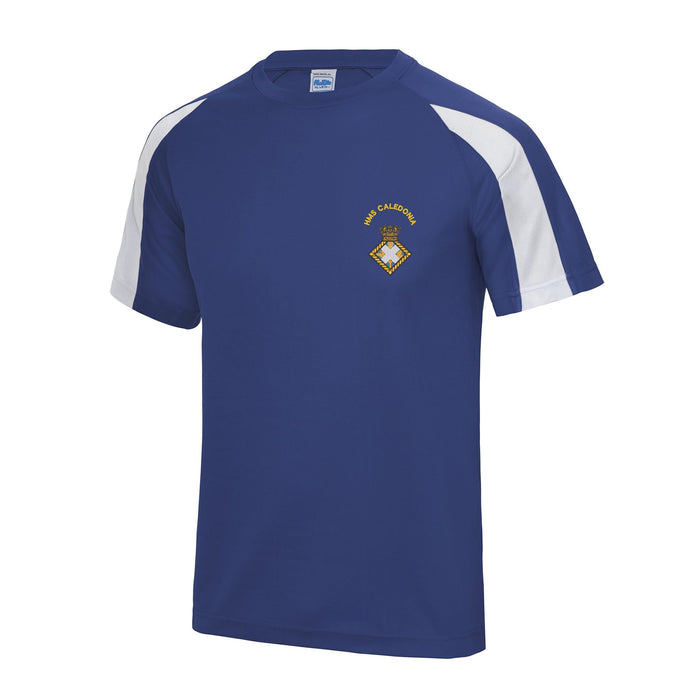 HMS Caledonia Contrast Polyester T-Shirt