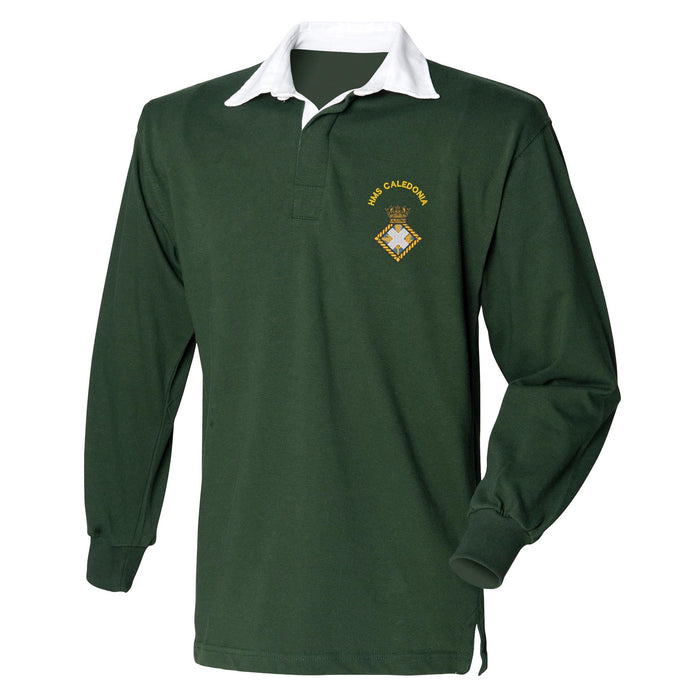 HMS Caledonia Long Sleeve Rugby Shirt