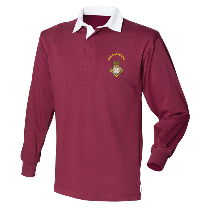 HMS Caledonia Long Sleeve Rugby Shirt