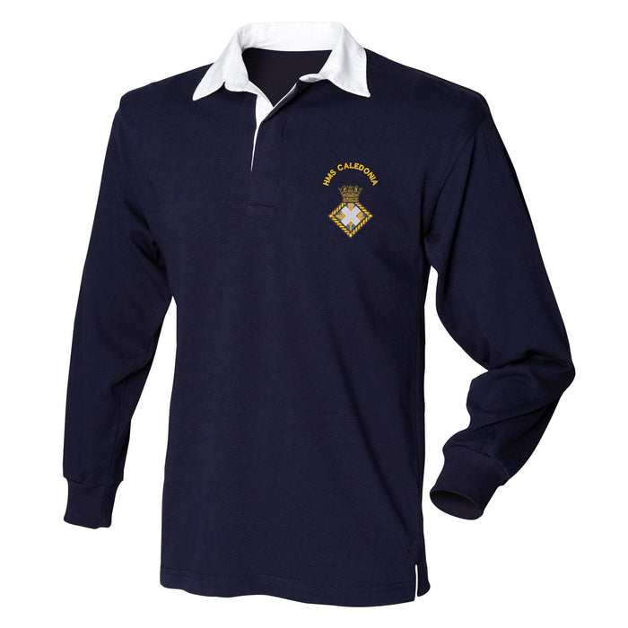 HMS Caledonia Long Sleeve Rugby Shirt