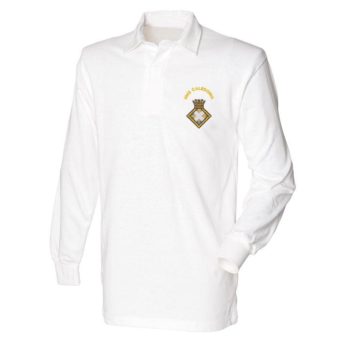 HMS Caledonia Long Sleeve Rugby Shirt