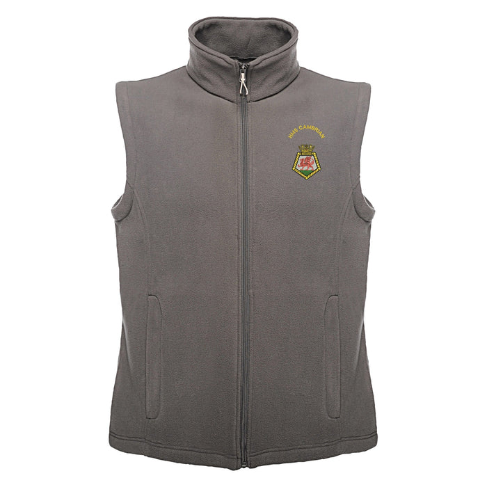 HMS Cambrian Fleece Bodywarmer