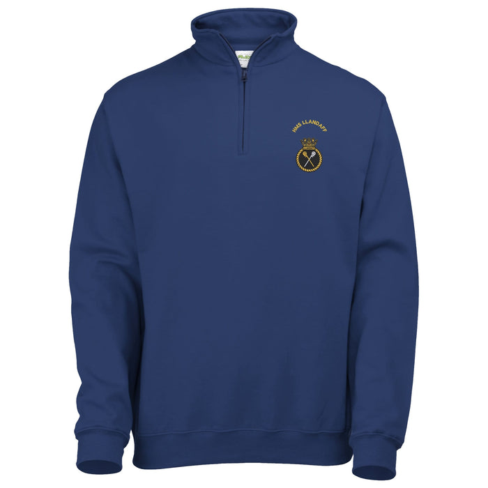 HMS Llandaff 1/4 Zip Sweatshirt