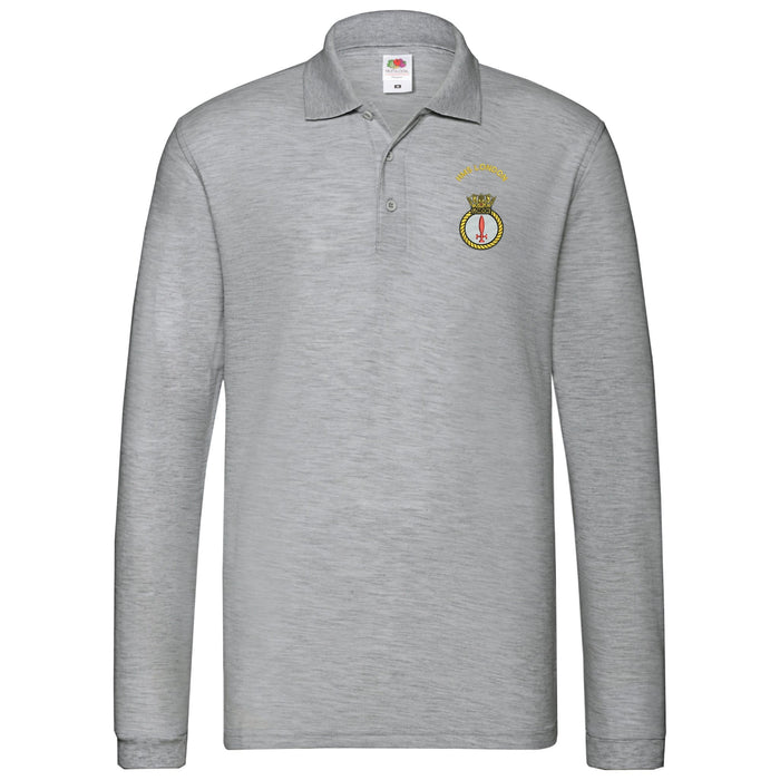 HMS London Long Sleeve Polo Shirt