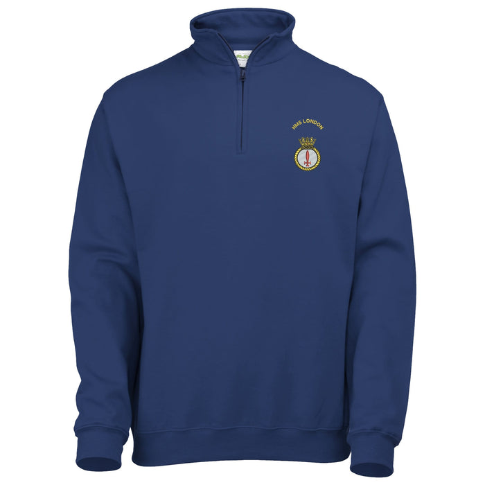 HMS London 1/4 Zip Sweatshirt