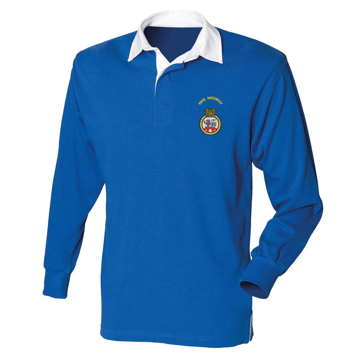 HMS Medway Long Sleeve Rugby Shirt