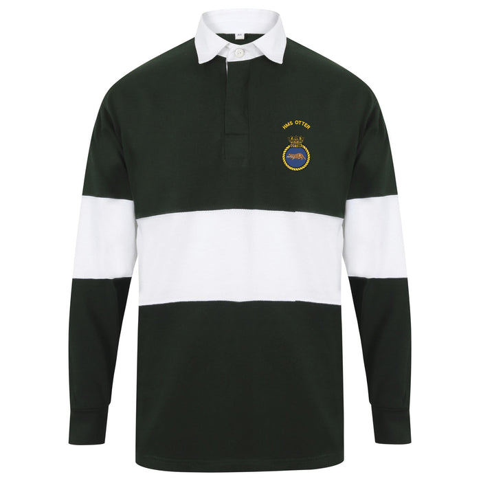 HMS Otter Long Sleeve Panelled Rugby Shirt