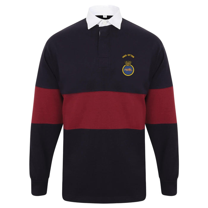 HMS Otter Long Sleeve Panelled Rugby Shirt