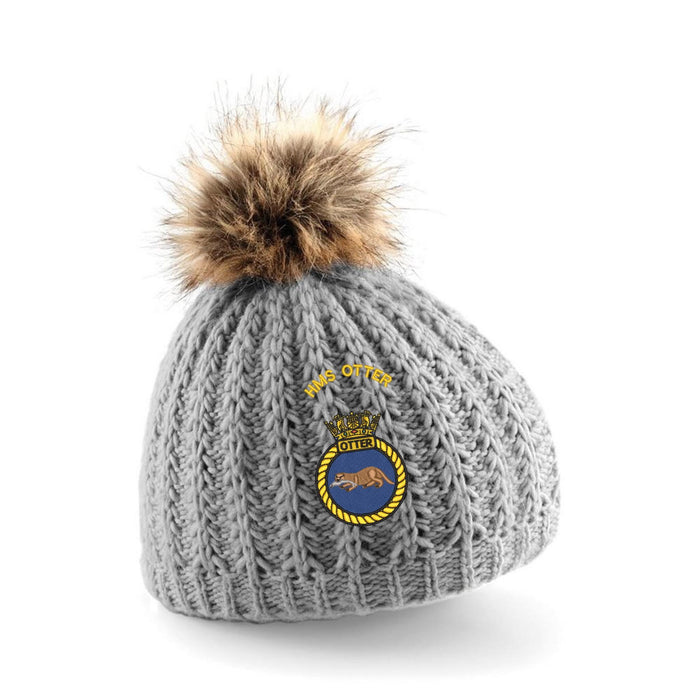 HMS Otter Pom Pom Beanie Hat