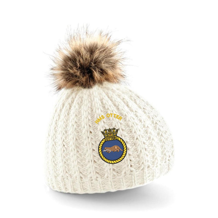 HMS Otter Pom Pom Beanie Hat