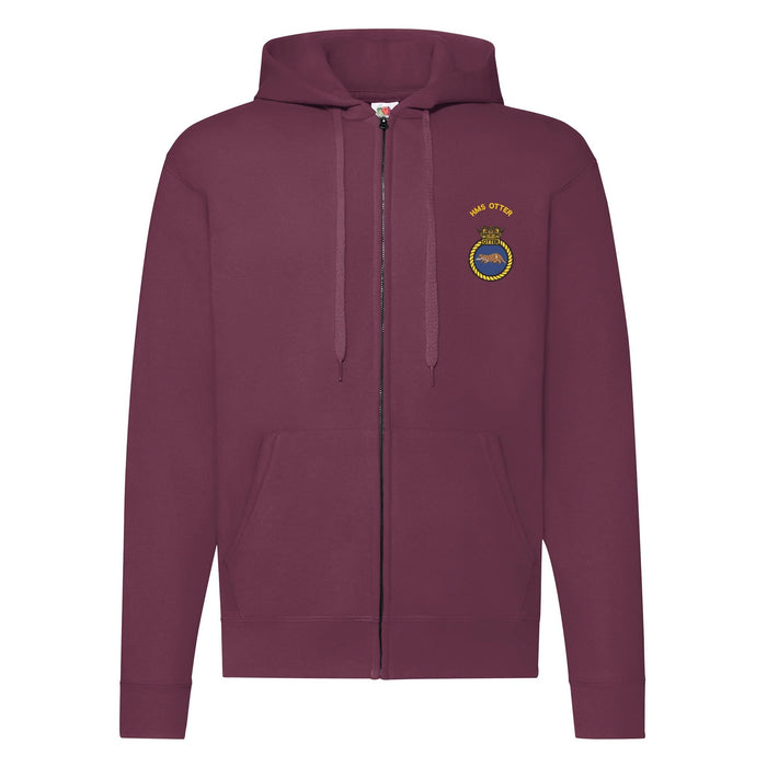 HMS Otter Zipped Hoodie