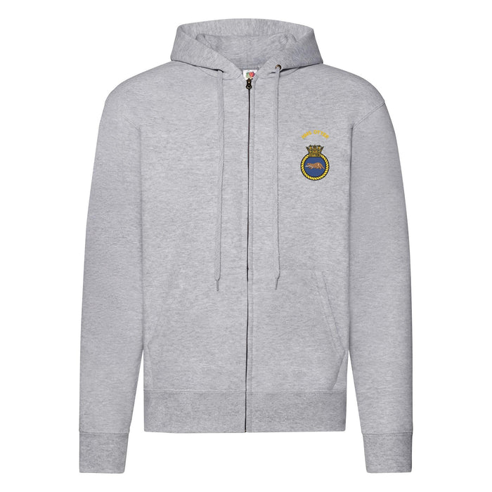 HMS Otter Zipped Hoodie