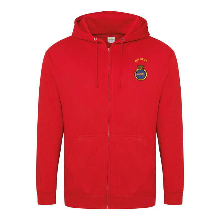 HMS Otter Zipped Hoodie