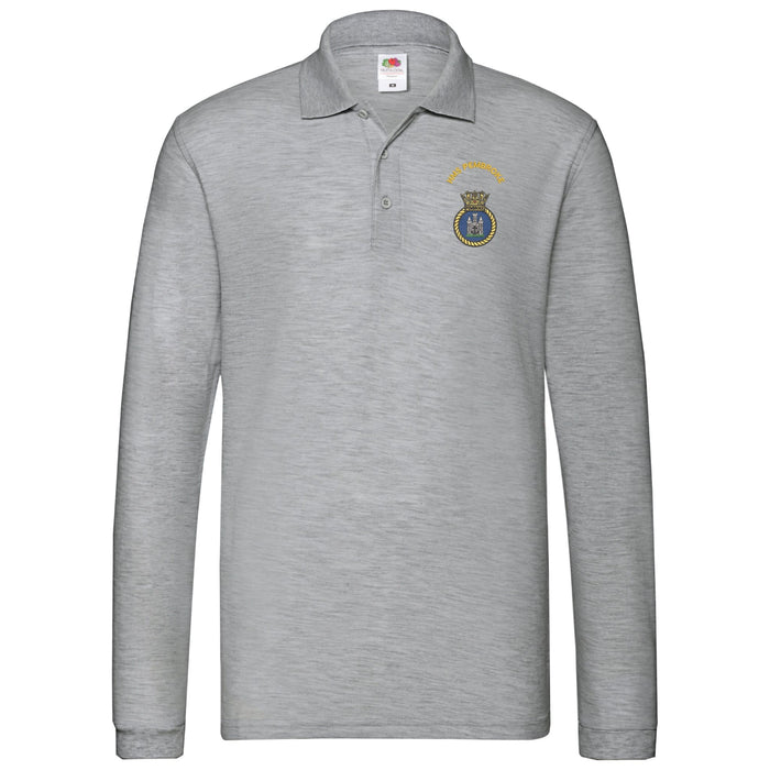 HMS Pembroke Long Sleeve Polo Shirt