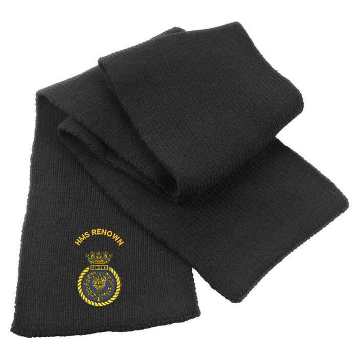 HMS Renown Heavy Knit Scarf